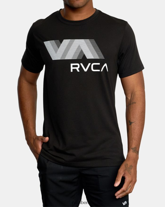 RVCA va Blur Tee BF4L8X928 Kleidung Schwarz Männer