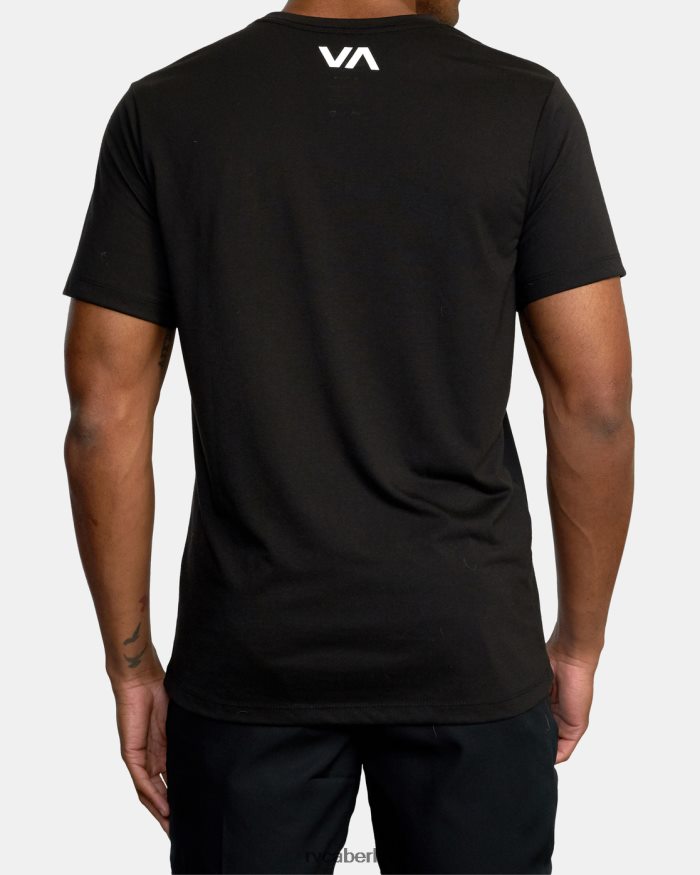 RVCA va Blur Tee BF4L8X928 Kleidung Schwarz Männer