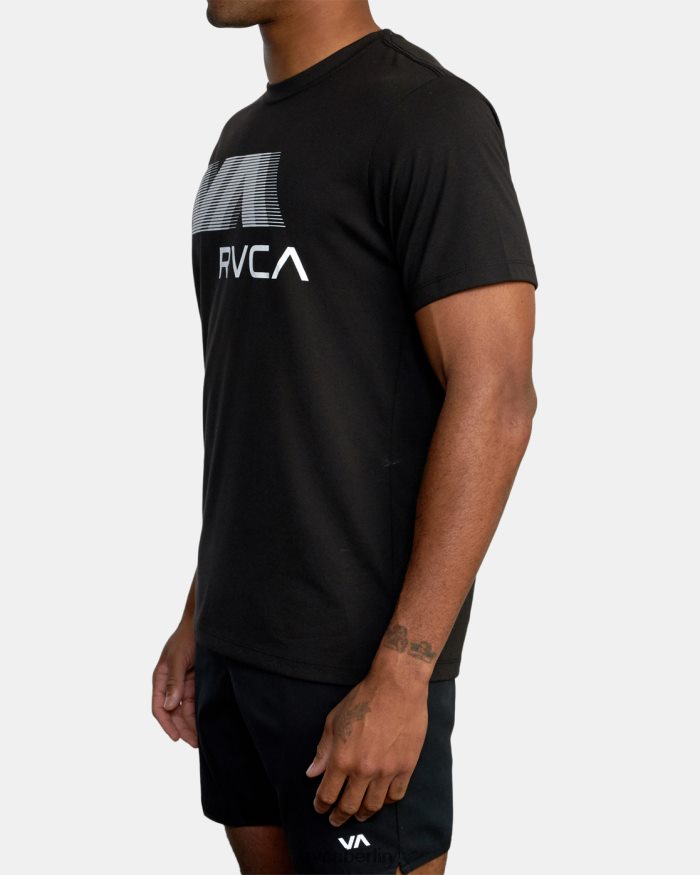 RVCA va Blur Tee BF4L8X928 Kleidung Schwarz Männer