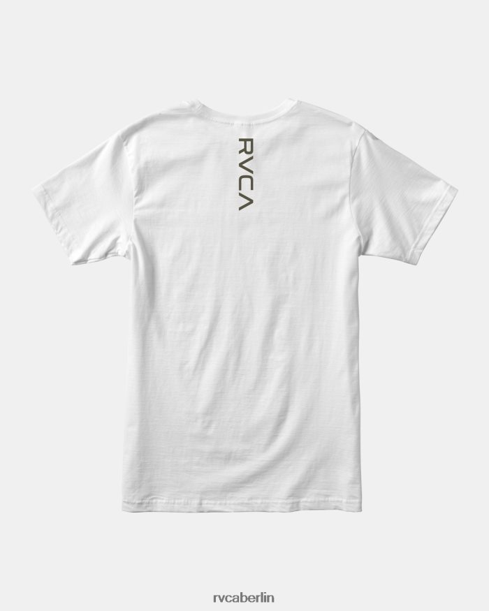 RVCA va mark tee BF4L8X1065 Kleidung Weiß Männer
