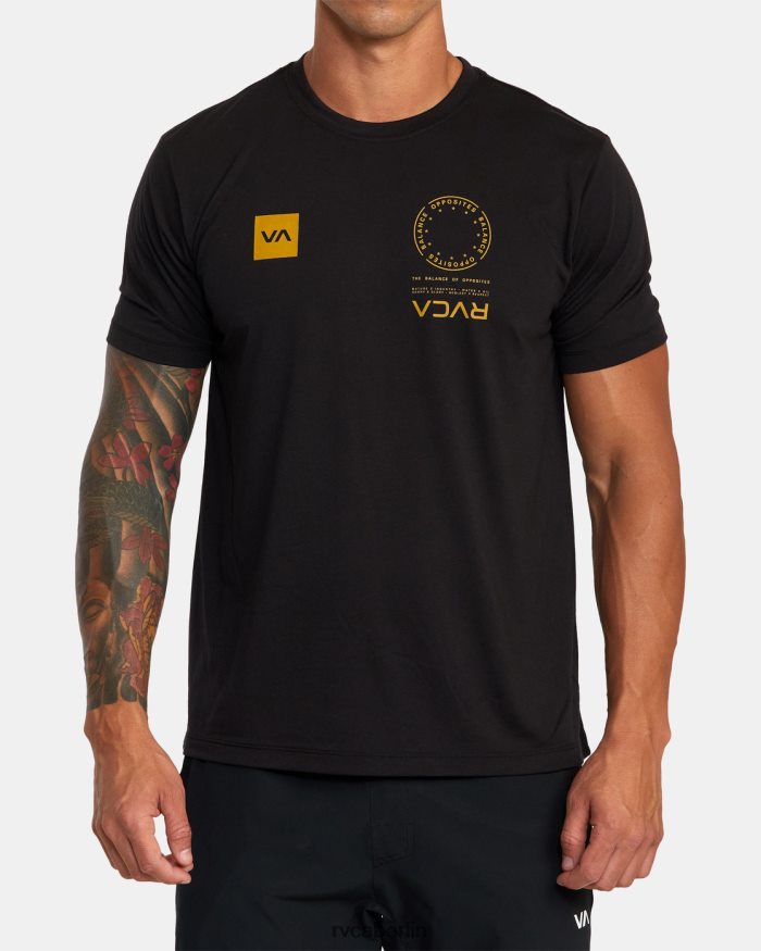 RVCA va mark tee BF4L8X731 Kleidung schwarz 2 Männer