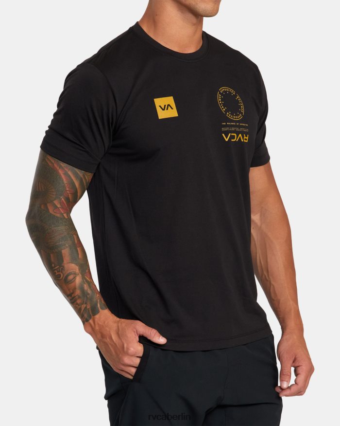 RVCA va mark tee BF4L8X731 Kleidung schwarz 2 Männer