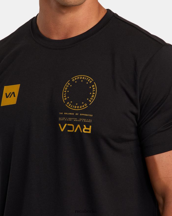 RVCA va mark tee BF4L8X731 Kleidung schwarz 2 Männer