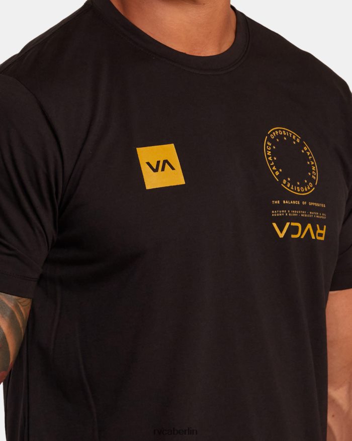 RVCA va mark tee BF4L8X731 Kleidung schwarz 2 Männer