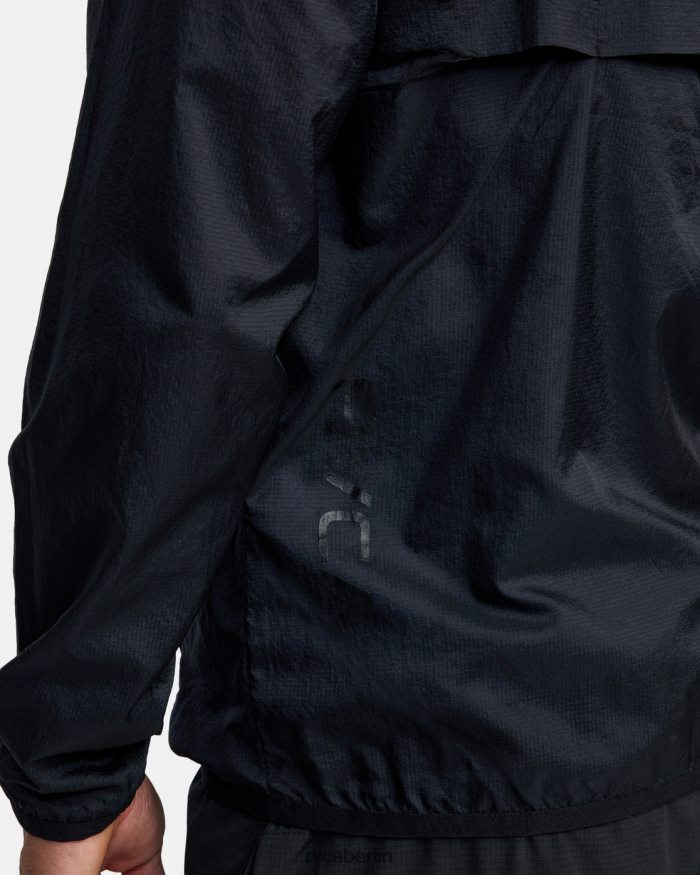 RVCA Leichte Läufer-Trainingsjacke BF4L8X315 Kleidung Schwarz Männer