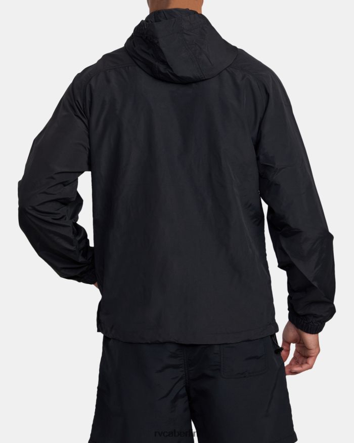RVCA Packbare Anorakjacke von VA Sport Outsider BF4L8X824 Kleidung Schwarz Männer
