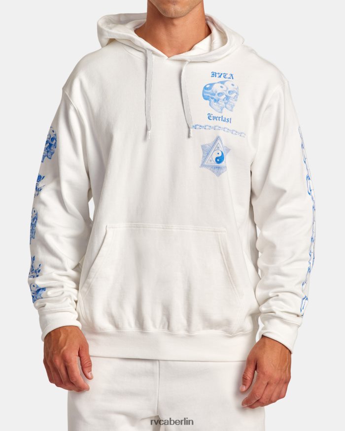 RVCA Everlast x Benjamin Jeans-Kapuzenpullover BF4L8X96 Kleidung cremefarben Männer