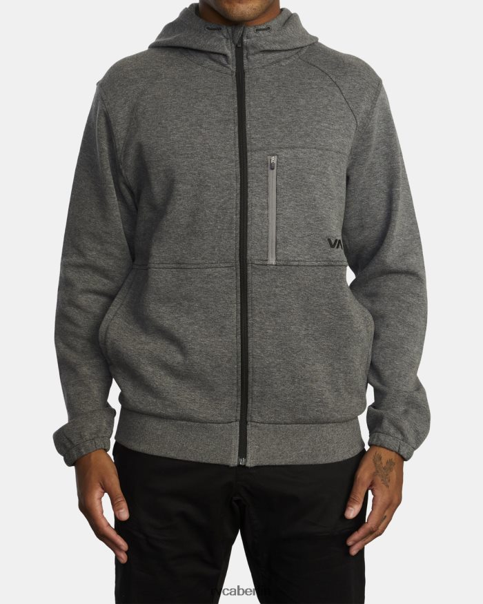 RVCA Tech-Fleece-Hoodie mit Reißverschluss II BF4L8X883 Kleidung sportliches Heidekraut Männer