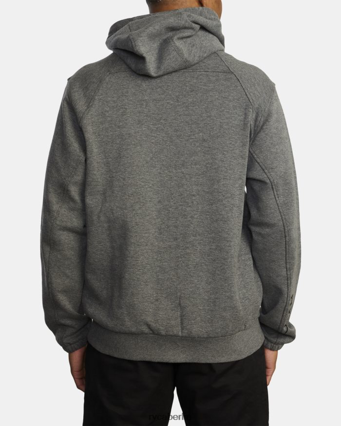 RVCA Tech-Fleece-Hoodie mit Reißverschluss II BF4L8X883 Kleidung sportliches Heidekraut Männer