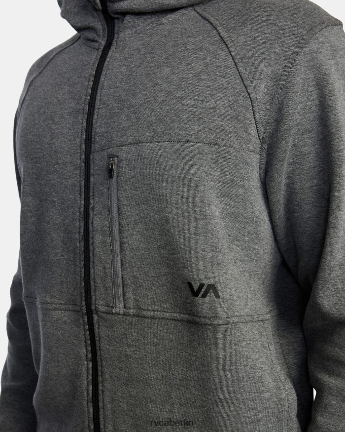 RVCA Tech-Fleece-Hoodie mit Reißverschluss II BF4L8X883 Kleidung sportliches Heidekraut Männer