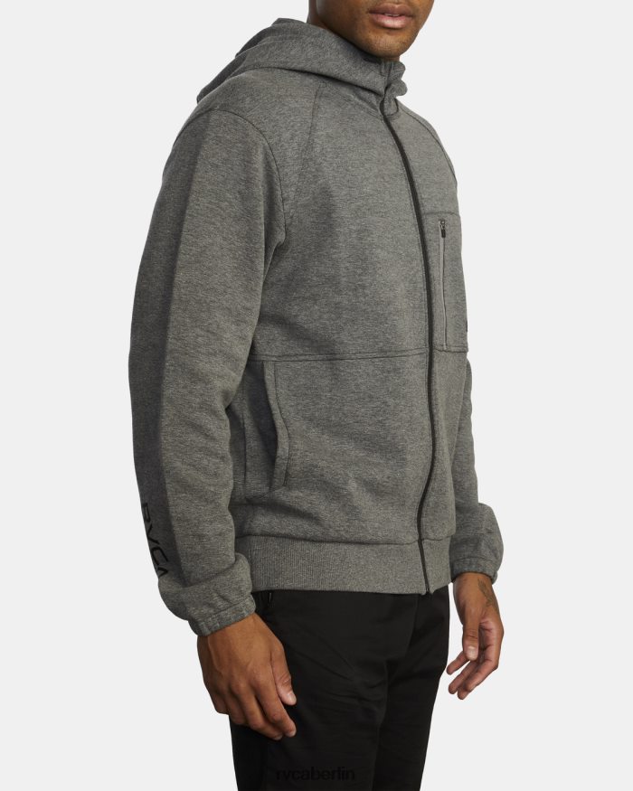 RVCA Tech-Fleece-Hoodie mit Reißverschluss II BF4L8X883 Kleidung sportliches Heidekraut Männer