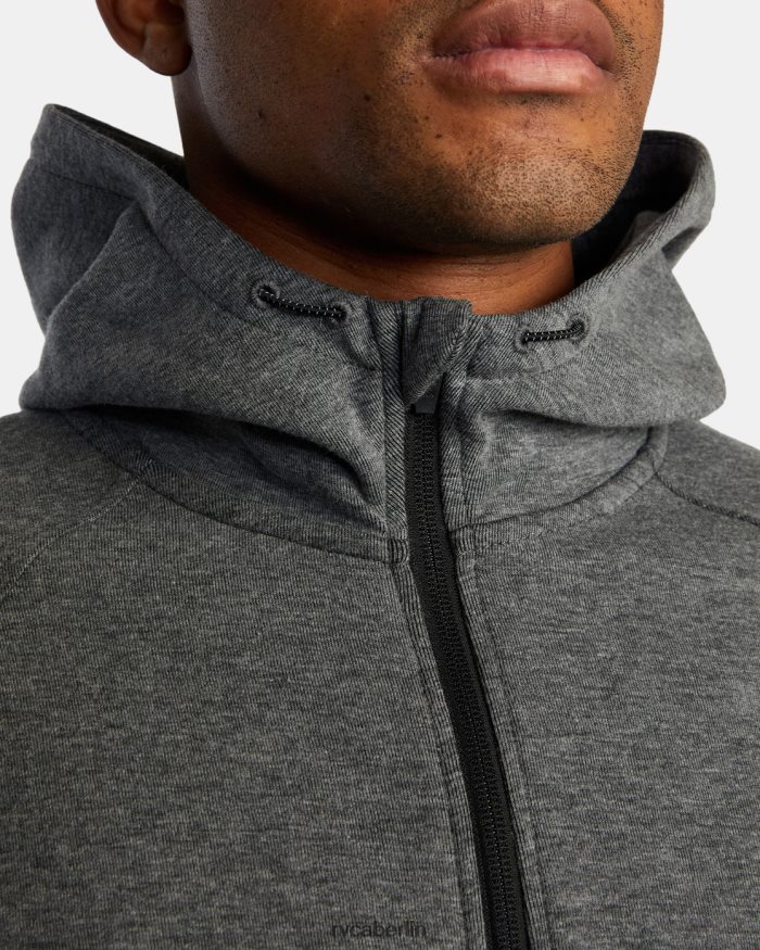 RVCA Tech-Fleece-Hoodie mit Reißverschluss II BF4L8X883 Kleidung sportliches Heidekraut Männer