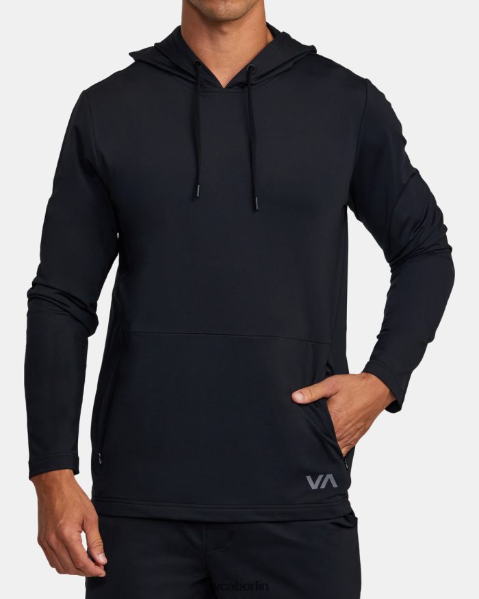 RVCA Trainer-Hoodie BF4L8X341 Kleidung Schwarz Männer