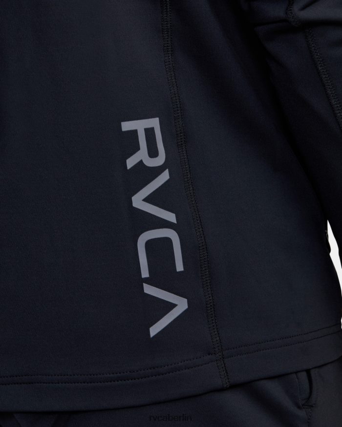 RVCA Trainer-Hoodie BF4L8X341 Kleidung Schwarz Männer