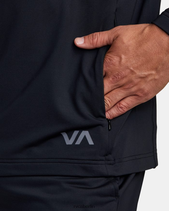 RVCA Trainer-Hoodie BF4L8X341 Kleidung Schwarz Männer