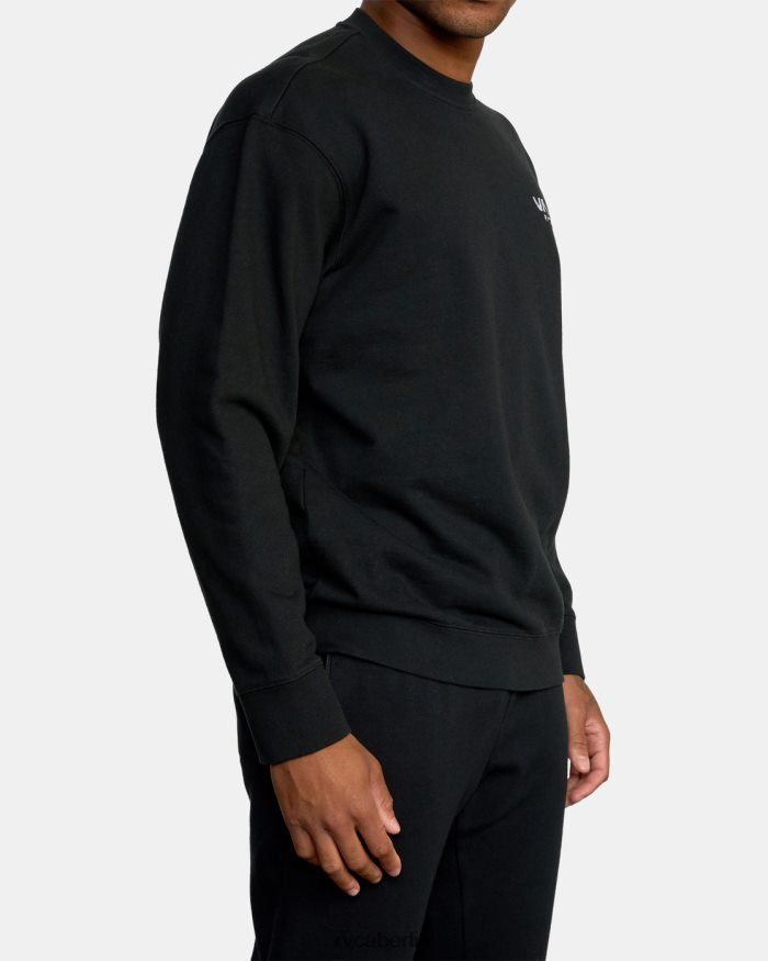RVCA Va Essential-Sweatshirt mit Rundhalsausschnitt BF4L8X969 Kleidung Schwarz Männer
