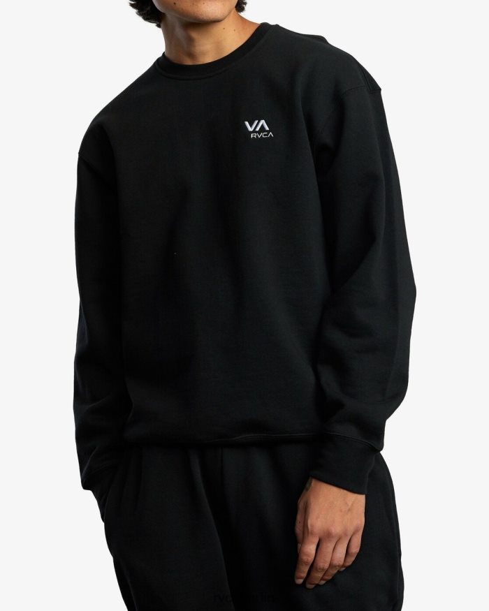 RVCA Va Essential-Sweatshirt mit Rundhalsausschnitt BF4L8X969 Kleidung Schwarz Männer