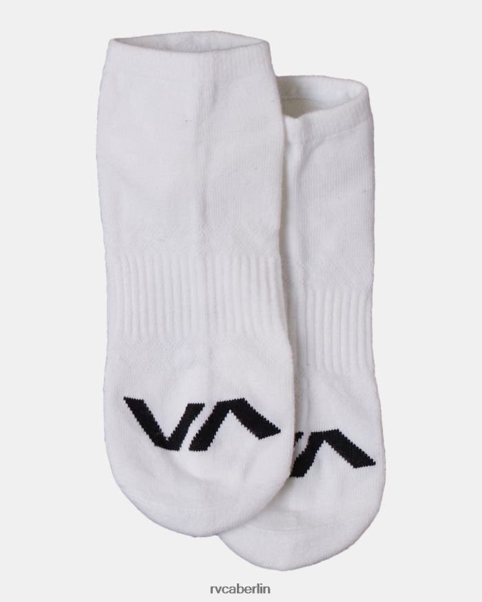 RVCA 3er-Pack Super-No-Show-Socken mit Sportlogo BF4L8X666 Zubehör Weiß unisex