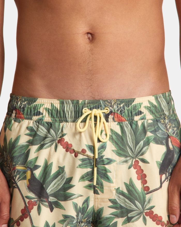RVCA Barnes Boardshorts mit elastischem Bund 17 BF4L8X198 Böden Banane unisex