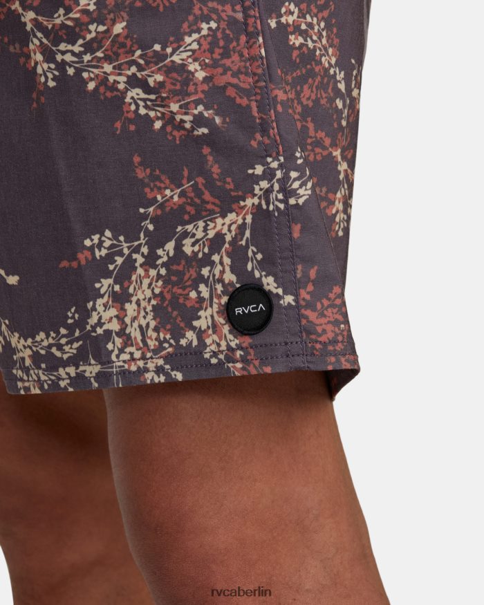 RVCA Barnes Boardshorts mit elastischem Bund 17 BF4L8X357 Böden Dunkelviolett unisex