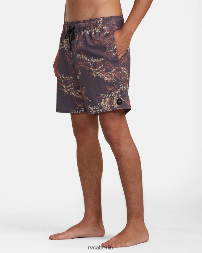 RVCA Barnes Boardshorts mit elastischem Bund 17 BF4L8X357 Böden Dunkelviolett unisex