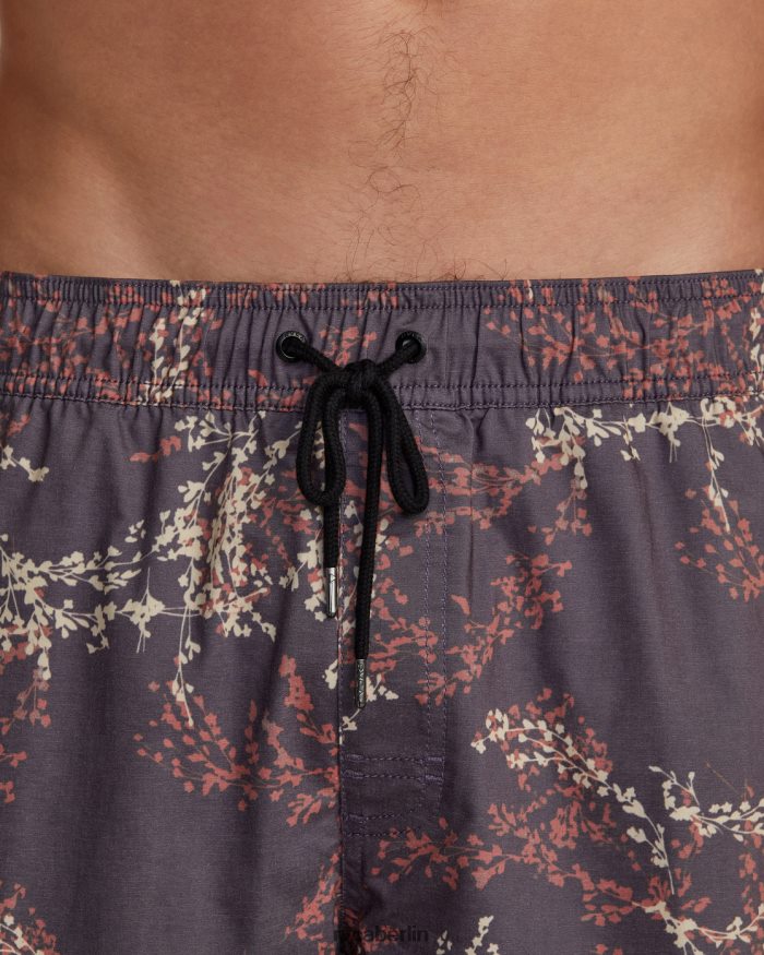RVCA Barnes Boardshorts mit elastischem Bund 17 BF4L8X357 Böden Dunkelviolett unisex
