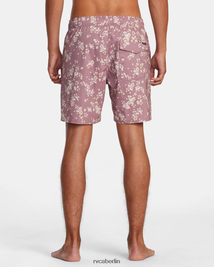 RVCA Barnes Boardshorts mit elastischem Bund 17 BF4L8X481 Böden Lavendel unisex