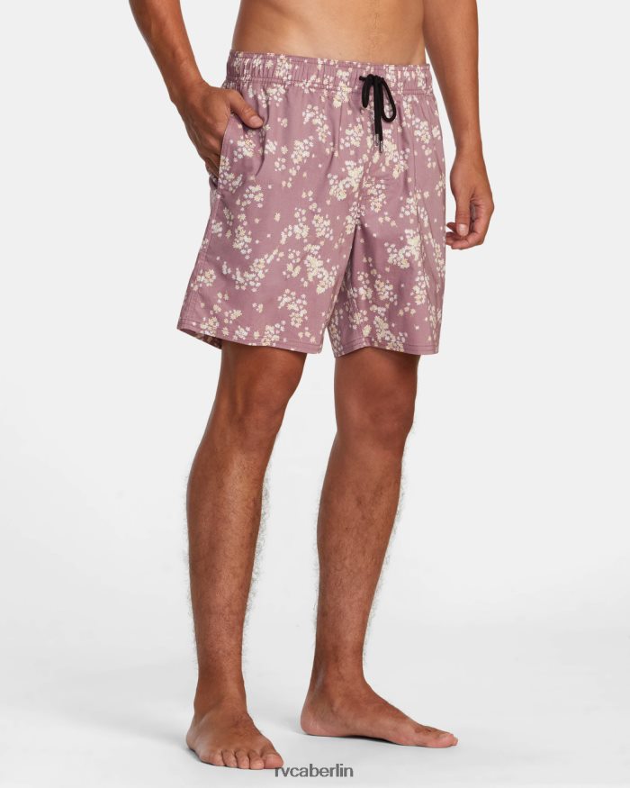 RVCA Barnes Boardshorts mit elastischem Bund 17 BF4L8X481 Böden Lavendel unisex