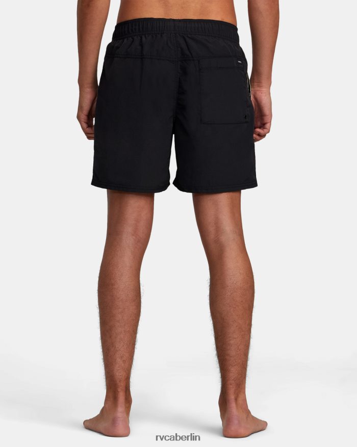 RVCA Breakout-Boardshorts mit elastischem Bund 16 BF4L8X1047 Böden Schwarz unisex