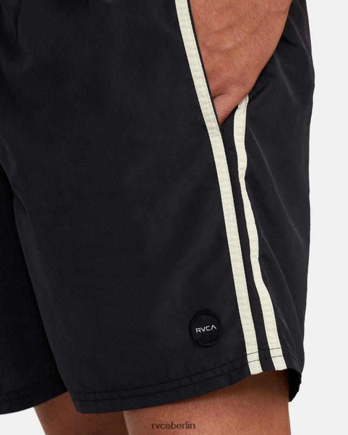 RVCA Breakout-Boardshorts mit elastischem Bund 16 BF4L8X1047 Böden Schwarz unisex