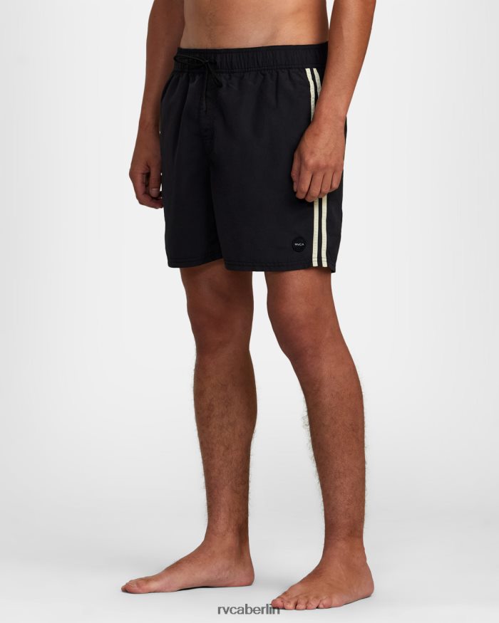RVCA Breakout-Boardshorts mit elastischem Bund 16 BF4L8X1047 Böden Schwarz unisex