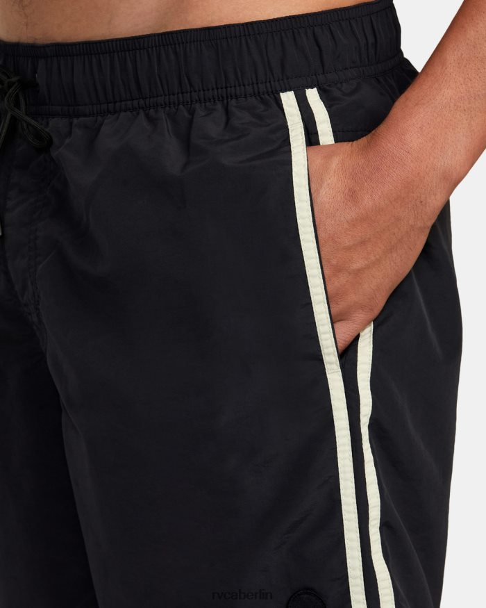 RVCA Breakout-Boardshorts mit elastischem Bund 16 BF4L8X1047 Böden Schwarz unisex