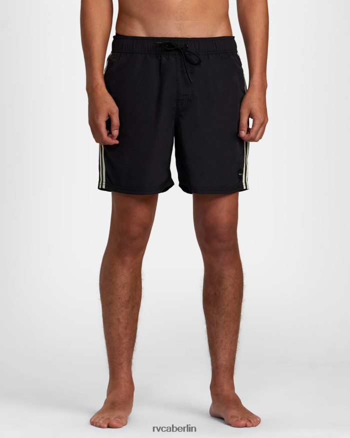 RVCA Breakout-Boardshorts mit elastischem Bund 16 BF4L8X297 Böden Schwarz unisex