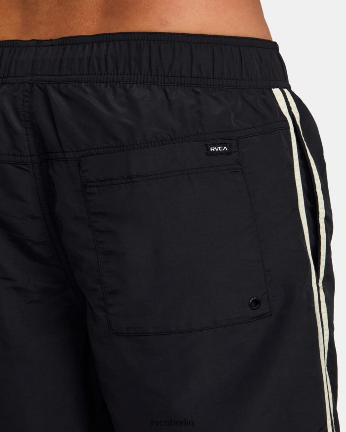 RVCA Breakout-Boardshorts mit elastischem Bund 16 BF4L8X297 Böden Schwarz unisex