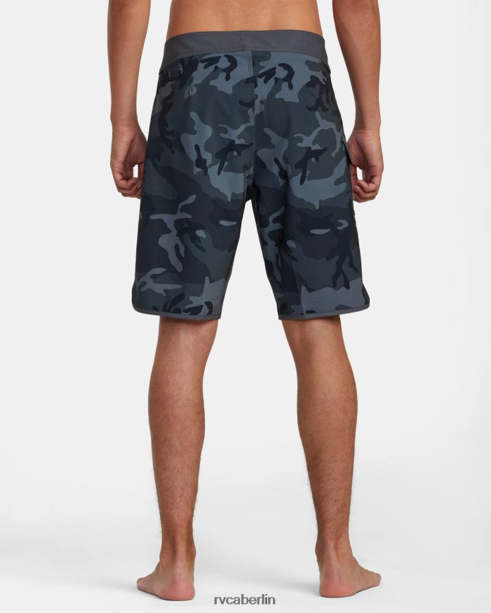 RVCA Eastern Boardshorts 20 BF4L8X730 Böden schwarzes Tarnmuster unisex