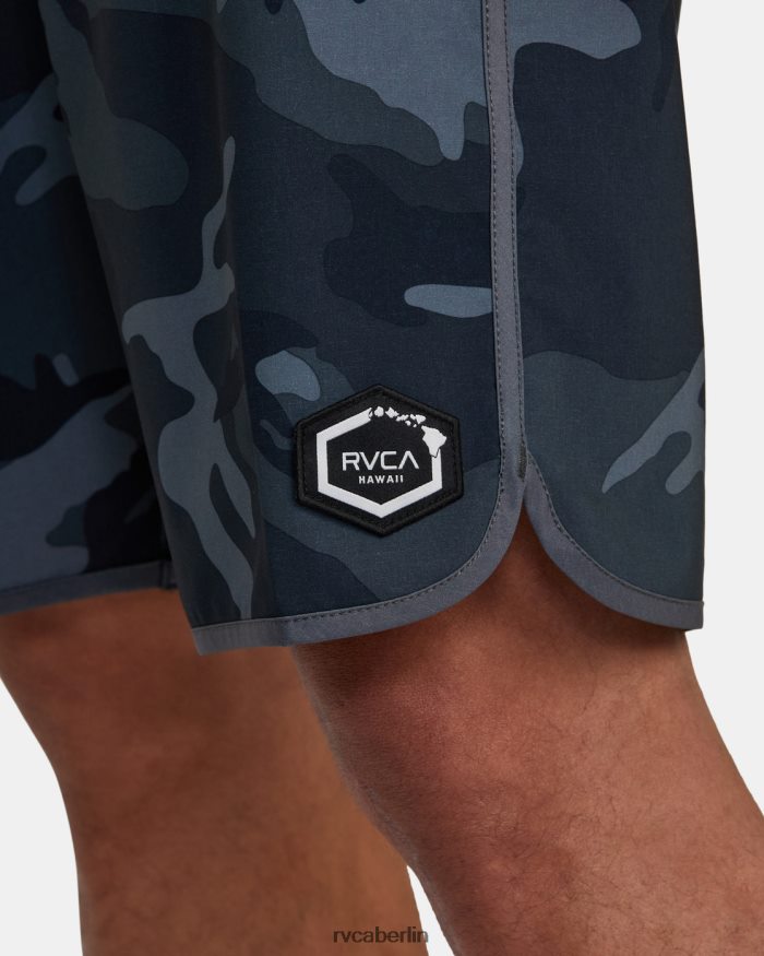 RVCA Eastern Boardshorts 20 BF4L8X730 Böden schwarzes Tarnmuster unisex