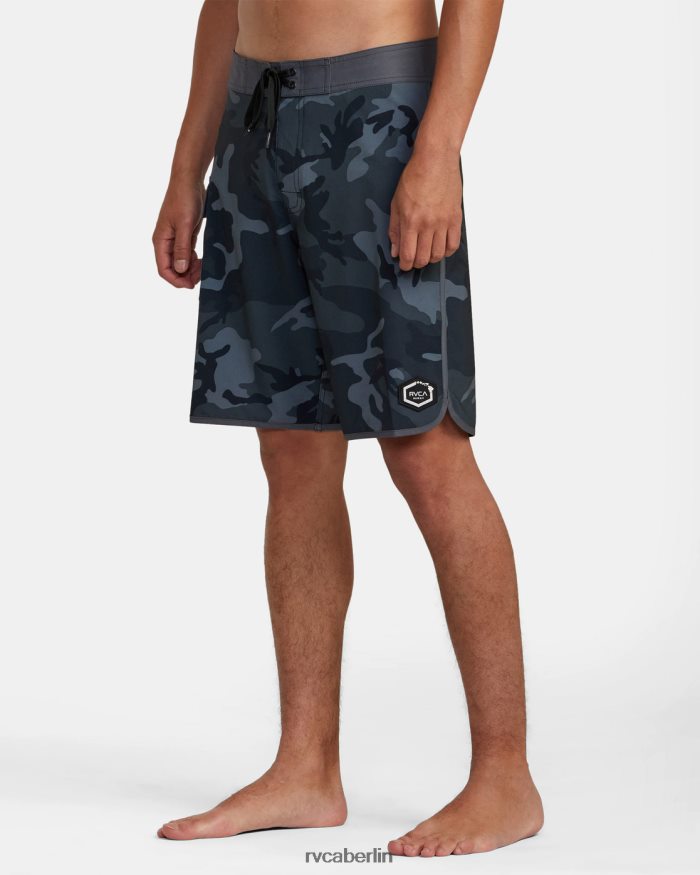 RVCA Eastern Boardshorts 20 BF4L8X730 Böden schwarzes Tarnmuster unisex