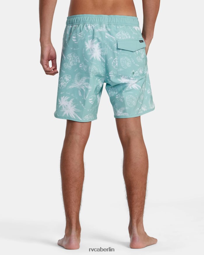 RVCA Eastern Boardshorts mit elastischem Bund 17 BF4L8X298 Böden heller Spinat unisex