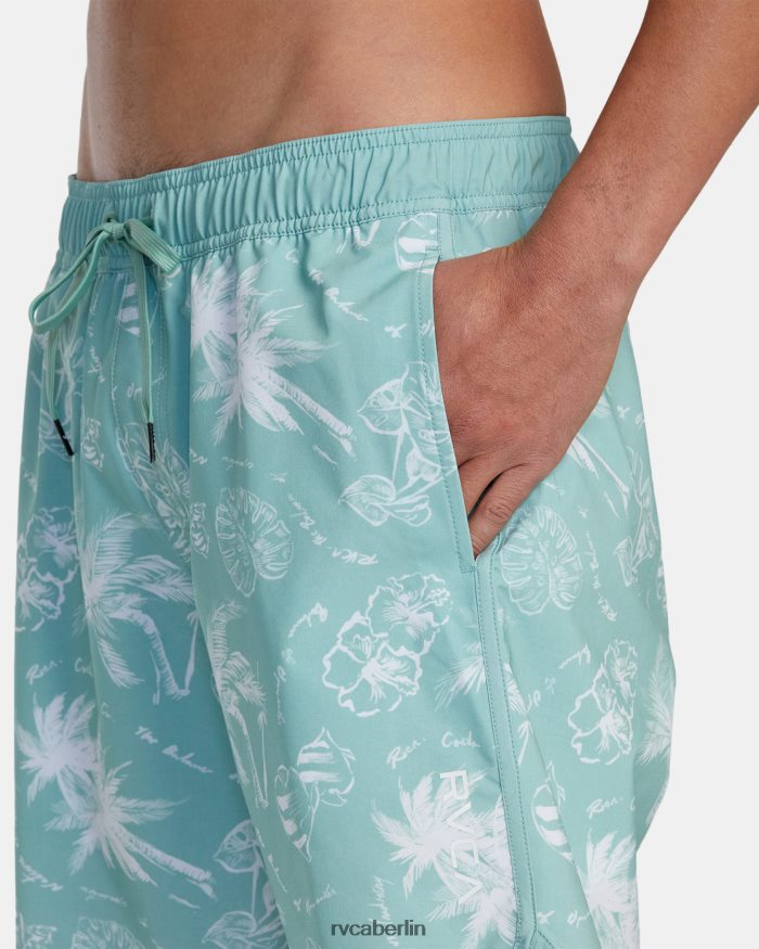 RVCA Eastern Boardshorts mit elastischem Bund 17 BF4L8X298 Böden heller Spinat unisex