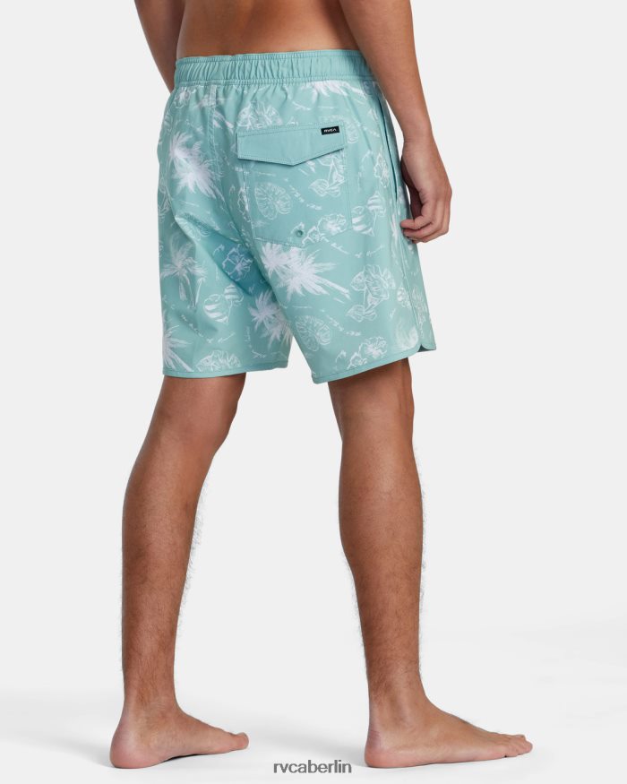RVCA Eastern Boardshorts mit elastischem Bund 17 BF4L8X298 Böden heller Spinat unisex