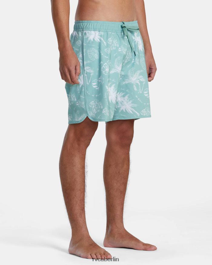 RVCA Eastern Boardshorts mit elastischem Bund 17 BF4L8X298 Böden heller Spinat unisex