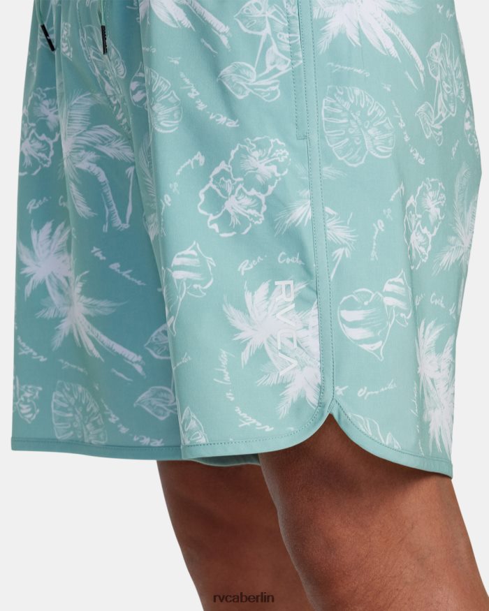 RVCA Eastern Boardshorts mit elastischem Bund 17 BF4L8X298 Böden heller Spinat unisex