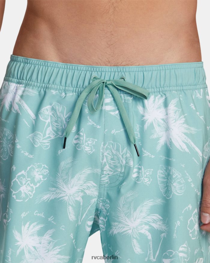 RVCA Eastern Boardshorts mit elastischem Bund 17 BF4L8X298 Böden heller Spinat unisex