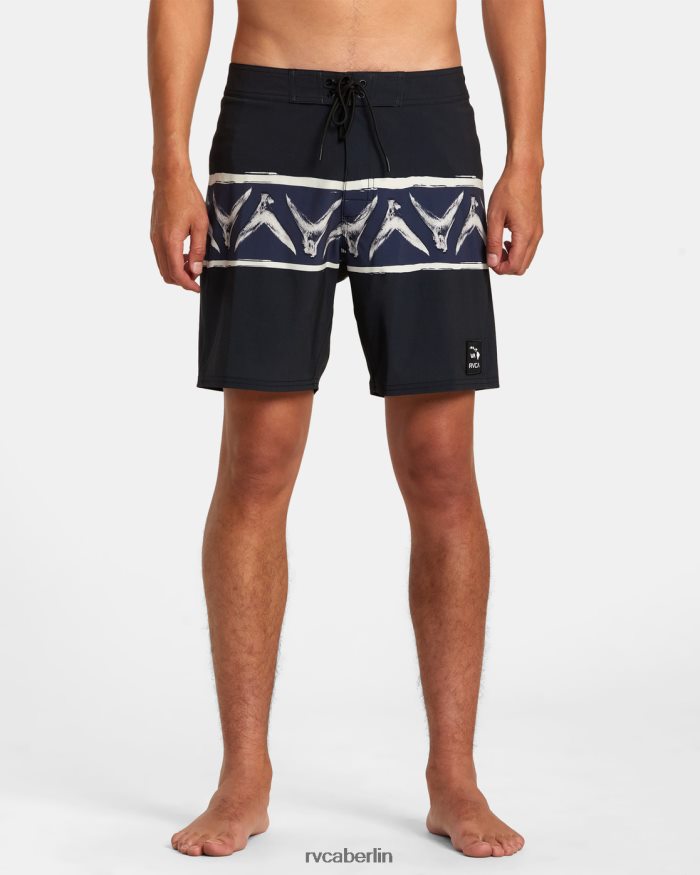 RVCA Hawaii-Legende und Mana-Boardshorts 18 BF4L8X189 Böden Schwarz unisex