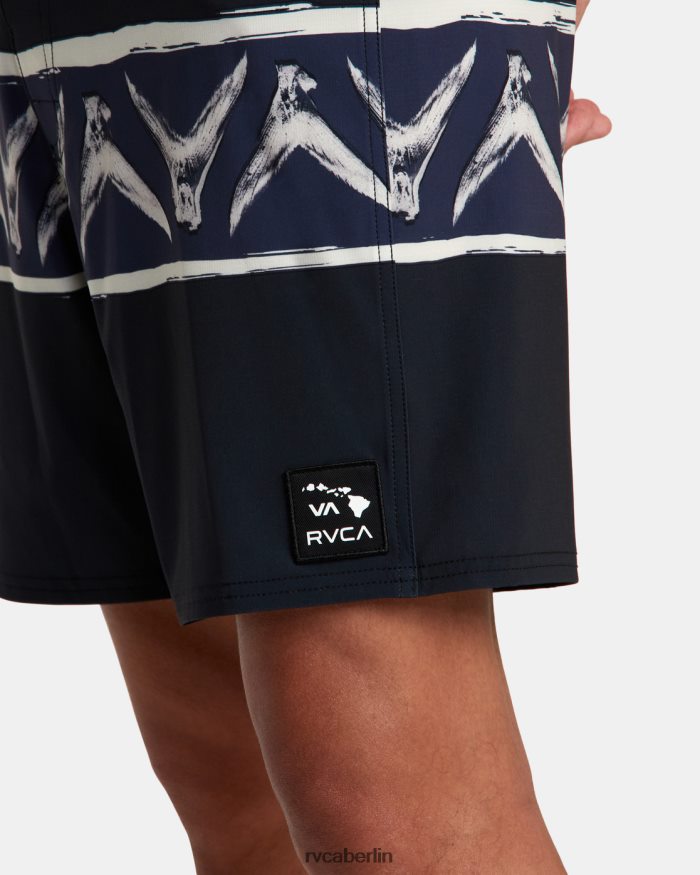 RVCA Hawaii-Legende und Mana-Boardshorts 18 BF4L8X189 Böden Schwarz unisex