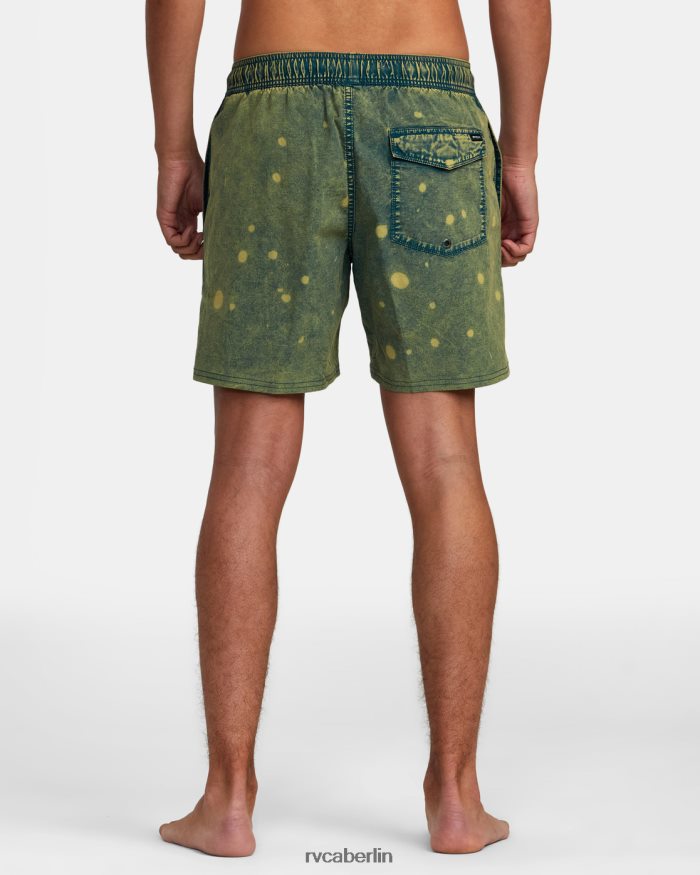 RVCA Manic-Batik-Boardshorts mit elastischem Bund 17 BF4L8X1014 Böden Sumpf unisex