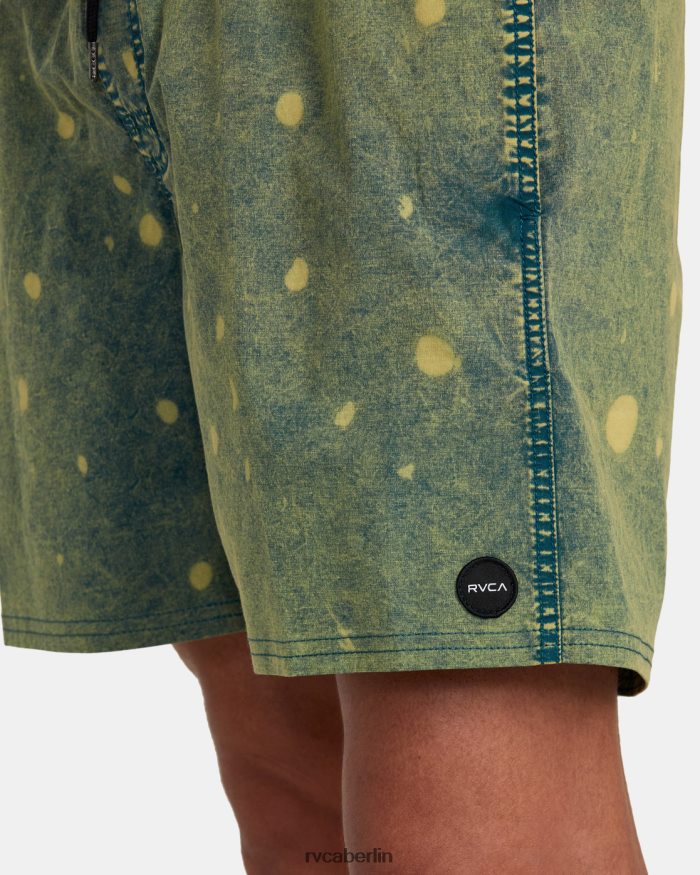 RVCA Manic-Batik-Boardshorts mit elastischem Bund 17 BF4L8X1014 Böden Sumpf unisex