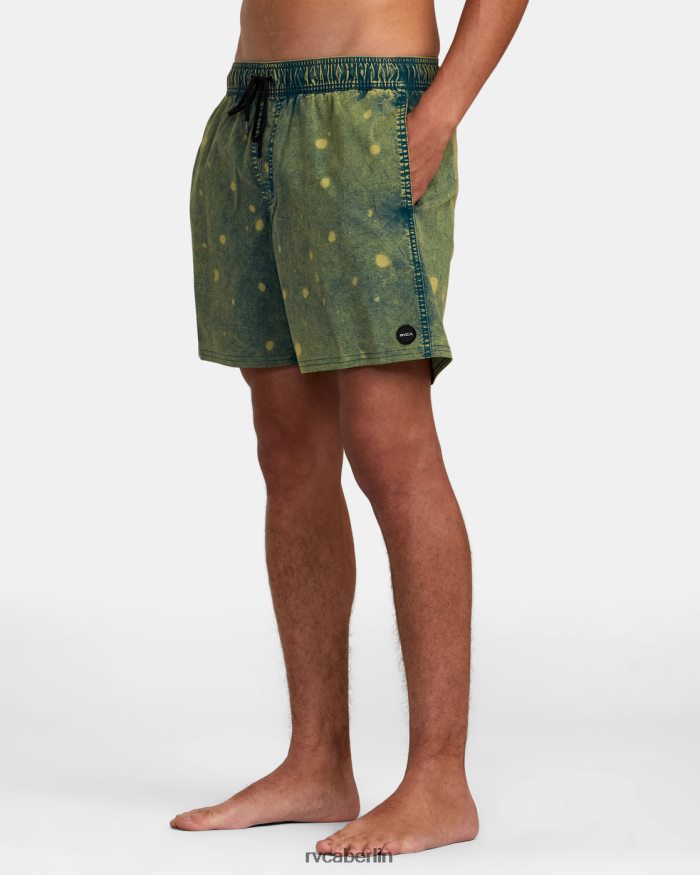 RVCA Manic-Batik-Boardshorts mit elastischem Bund 17 BF4L8X1014 Böden Sumpf unisex