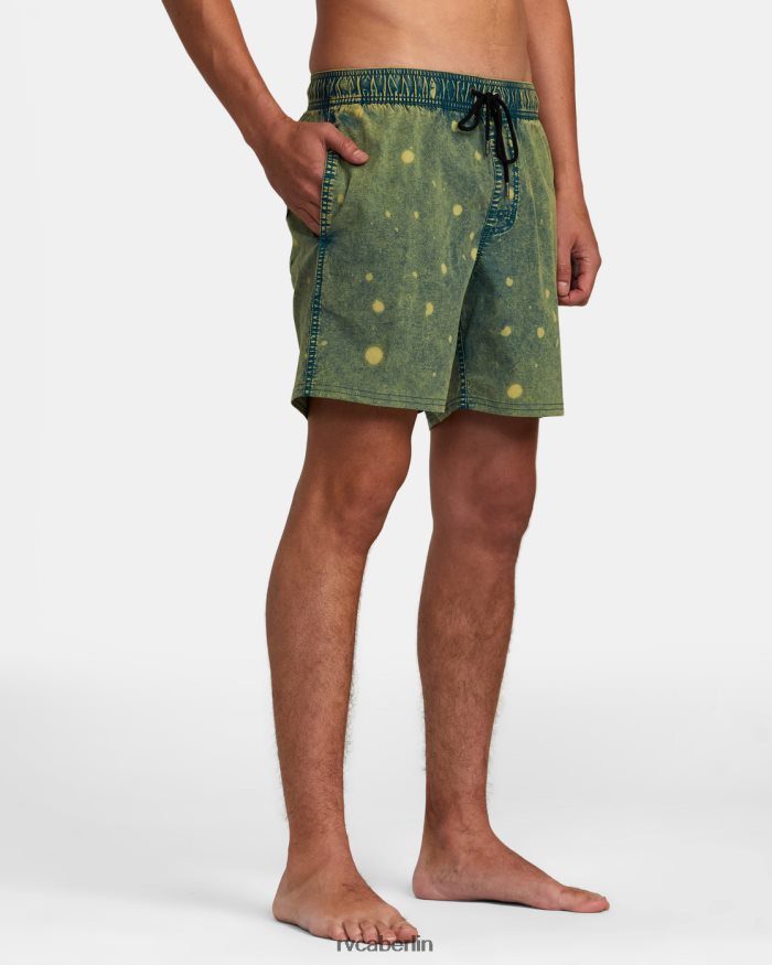 RVCA Manic-Batik-Boardshorts mit elastischem Bund 17 BF4L8X1014 Böden Sumpf unisex