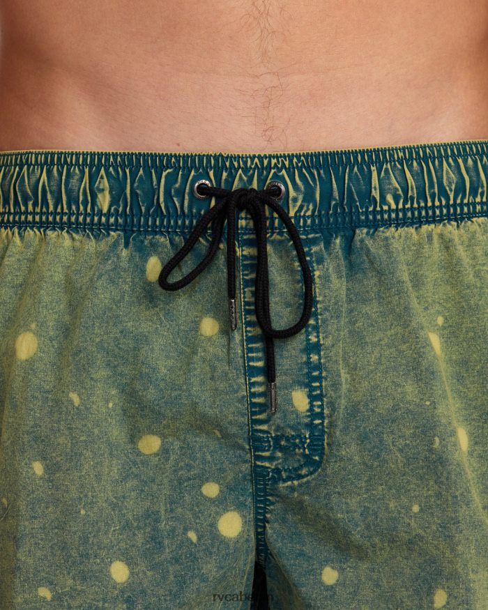 RVCA Manic-Batik-Boardshorts mit elastischem Bund 17 BF4L8X1014 Böden Sumpf unisex